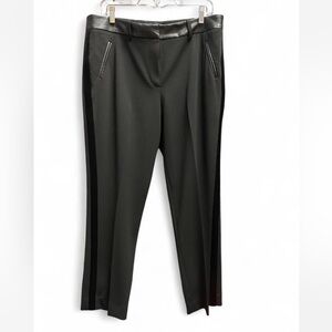 Karl Lagerfeld Black Straight Leg Pants